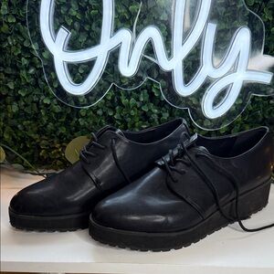 Aldo Black Leather Women's Loafers